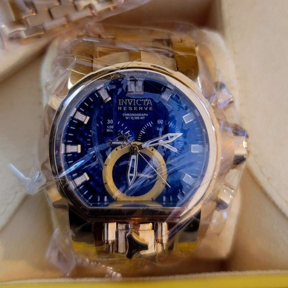 Invicta Reserve Bolt Zeus Magnum 52mm, Gold